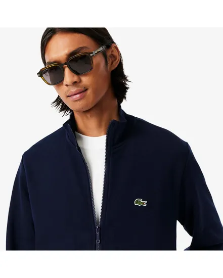 Sweat col zip Homme MEN S SWEATSHIRT FLEECE Bleu