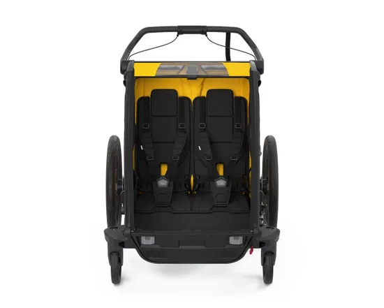 Remorque pour enfant 2 places CHARIOT SPORT Jaune