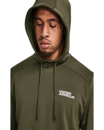 Sweat à capuche Homme UA ARMOUR FLEECE GRAPHIC HD Vert
