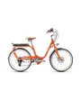 Vélo électrique urbain Unisexe ELC01 24 CENTRAL 400 Wh Orange