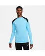 Haut zip manches longues Homme M NK DF STRK DRIL TOP Bleu