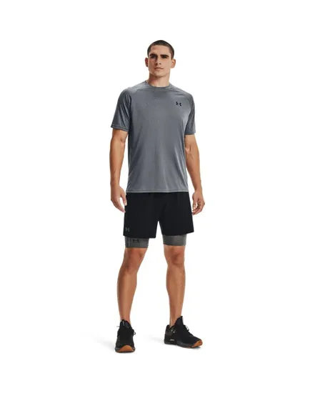 Bermuda Homme UA HG ARMOUR LNG SHORTS Gris