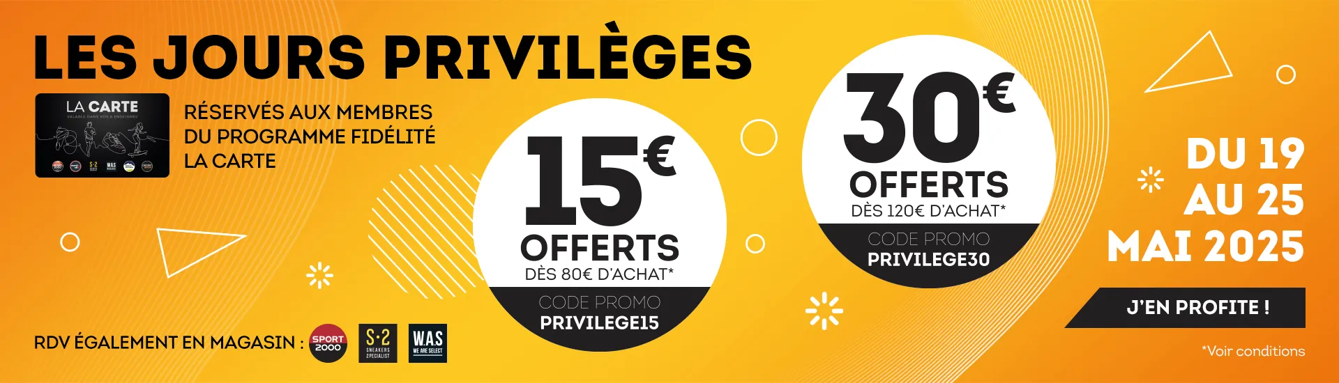Les jours privilèges
