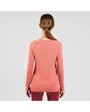 Haut manches longues Femme T-SHIRT CREW NECK L/S ESSENTIAL SEAMLESS Rose