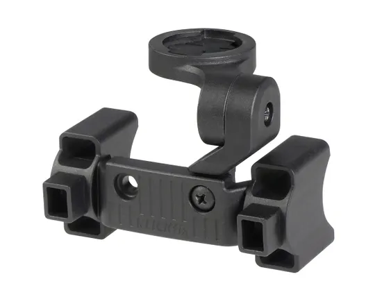 Support de GPS Garmin combinable avec support de panier au guidon Noir