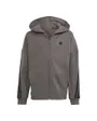 Sweat zip  à capuche Enfant U FI 3S FZ HD Marron