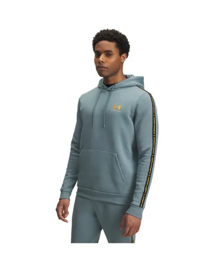 Sweat à capuche Homme UA ICON FLEECE HD TAPING Bleu