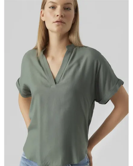 Top Femme VMBEAUTY Manches Courtes Tissé Noos