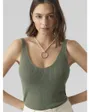 Top Femme VMNEWLEX SUN SL TOP GA  NOOS Vert