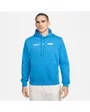 Sweat à capuche manches longues Homme M NSW SI PO HOODIE FLC BB Bleu