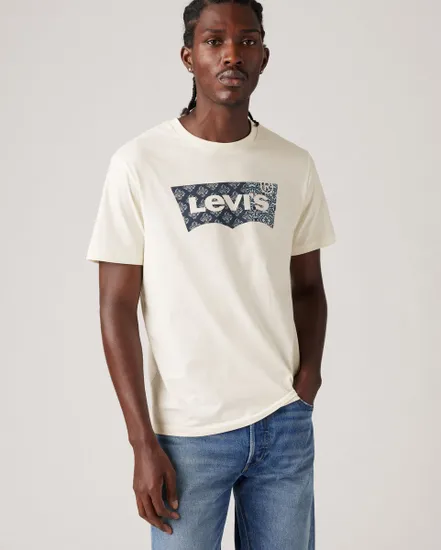 T-shirt Homme GRAPHIC CREWNECK TEE Beige