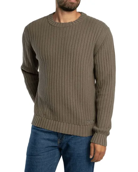 Pull col rond Homme SRIBBEN 1 Gris Medium