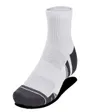 Lot de 3 paires de Socquettes Unisexe UA PERFORMANCE TECH 3PK QTR Blanc