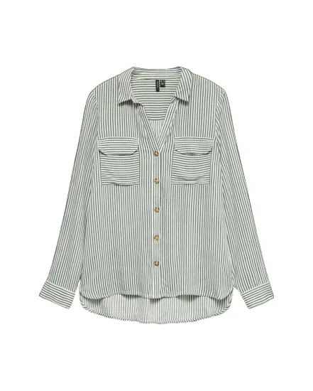 Chemise Femme VMBUMPY L/S SHIRT NEW WVN NOOS