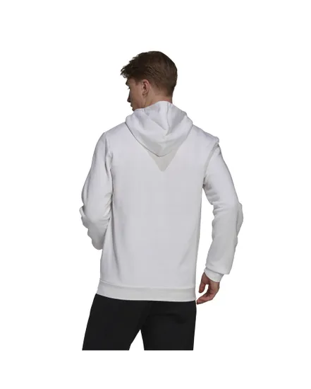 Sweat à capuche manches longues Homme M FEELCOZY HD Blanc