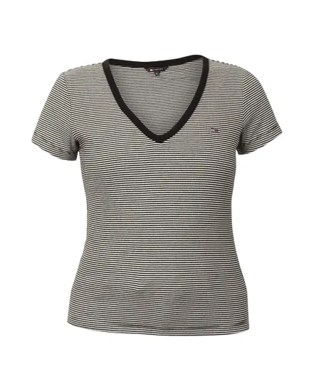 T-Shirt Slim Femme Essential Rib V