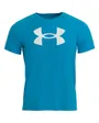 T-SHIRT GARÇON UA TECH BIG LOGO SS Bleu