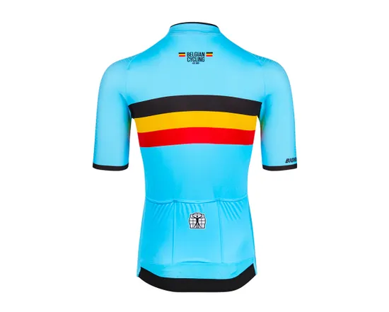 Maillot manches courtes Homme OFFICIAL TEAM BELGIUM ICON CLASSIC Bleu