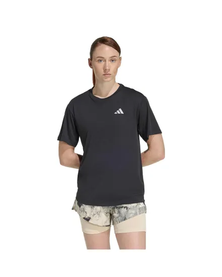 T-shirt Femme RUN ESS TEE W Noir