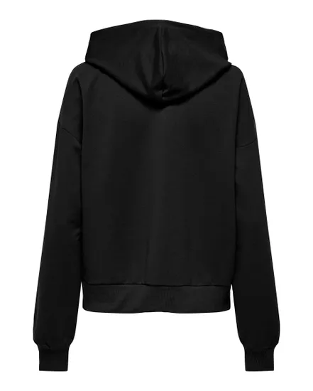 Sweat à capuche manches longues Femme ONPFEY HOOD FZ LS REG BRUSH SWT Noir