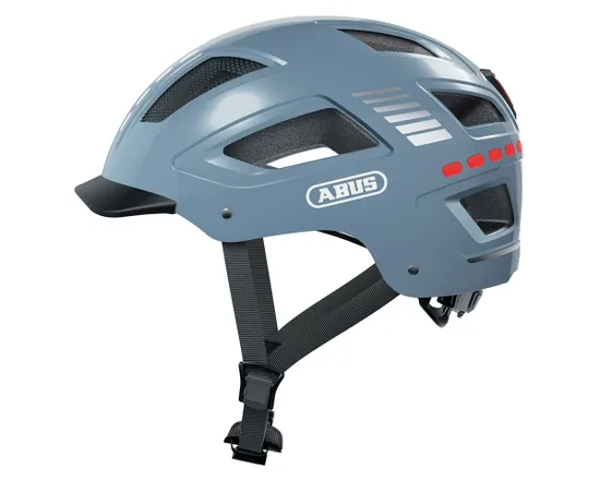Casque loisir/urbain Unisexe HYBAN 2.0 LED Bleu Gacier Brillant Signal