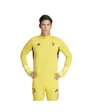 Haut zip manches longues Homme JUVE TR TOP Jaune