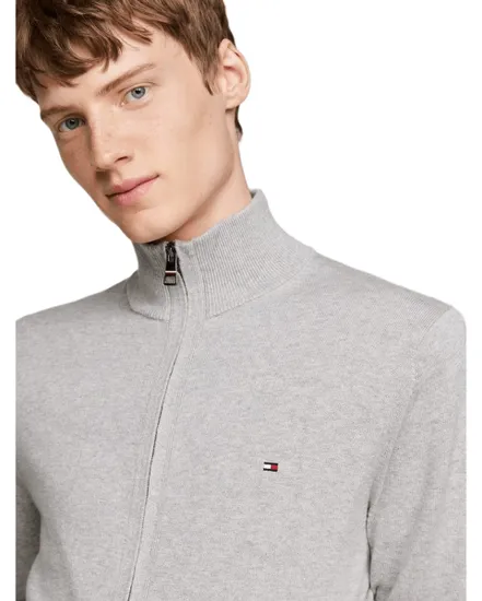Cardigan Homme Pima Org Ctn Cashmere Zip Thru