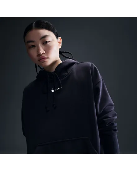 Sweat à capuche Femme W NSW PHNX FLC OS PO HOODIE Noir