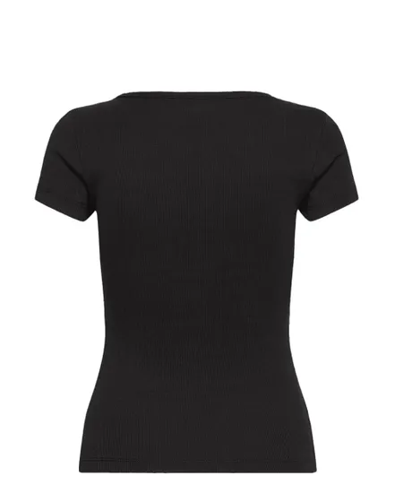 Tee-Shirt Femme Slim Essential Rib V