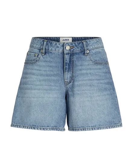 Short en denim Femme JXLAURA SHORT MW DENIM SHORTS DNM SN Bleu