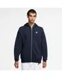 Sweat zip à capuche Homme M NK CLUB BB FZ HOODIE Bleu