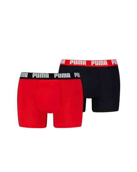 Lot De 2 Slips Homme Puma PUMA MEN SPORT MICROFIBER LONG BOXERS 2P Noir 