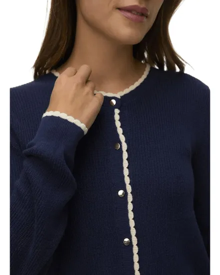 Cardigan Femme Newlexsun Contrast