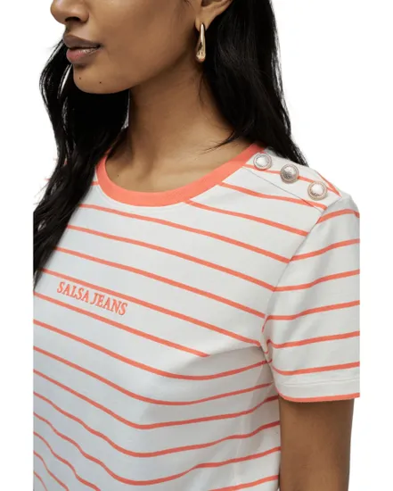 T-Shirt Femme Stripes Branding