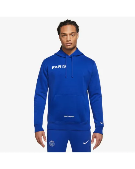 Sweatshirt à capuche manches longues Homme PSG M NSW CLUB HOODIE PO BB CL Bleu