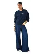 Pull Femme Gold Btn Script Terr