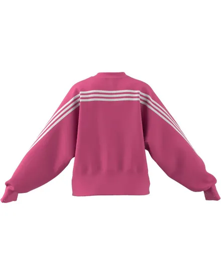 Un sweat-shirt ample et cosy orné des iconiques 3 bandes. Femme W FI 3S CREW Ros
