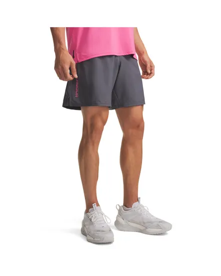 Short Homme UA TECH WOVEN WORDMARK SHORT Gris