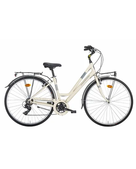 Vélo urbain/trekking Femme CLIP TY-300 3X7V STI Crème