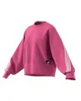 Un sweat-shirt ample et cosy orné des iconiques 3 bandes. Femme W FI 3S CREW Ros