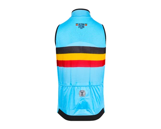 Gilet coupe-vent Homme OFFICIAL TEAM BELGUM ICON Bleu