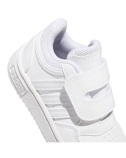 Chaussures basses bébé Enfant HOOPS 3.0 CF I Blanc