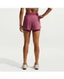 Short Femme W NK ONE DF HR 3IN 2N1 SHORT Rose