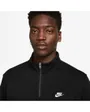 Polaire col zip Homme M NK CLUB BB HZ TOP Noir
