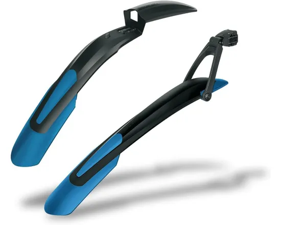 NICEDACK Lot de 2 garde-boue pour VTT Mudguard Fit 20 - 29 - Garde-boue avant et arrière compatible vélo (cyan