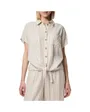 Chemise Femme PCPIA SS Tie Shirt Wvn Noos