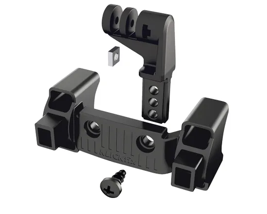 Support d'écran Intuvia combinable avec support de panier au guidon Noir