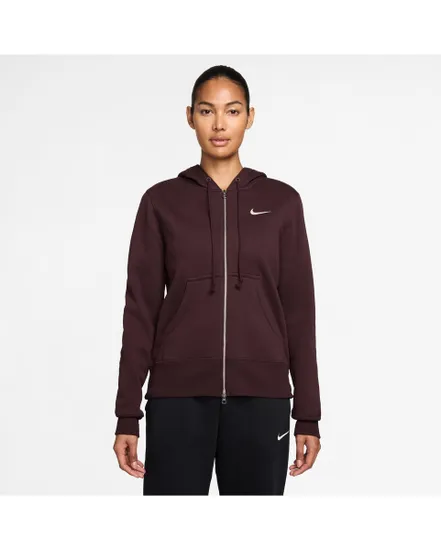 Sweat zip à capuche Femme W NSW PHNX FLC STD FZ HDY Bordeaux