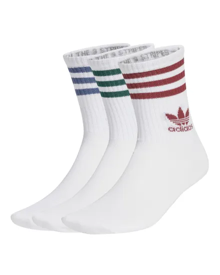 Lot de 3 paires de chaussettes CREW SOCK  3STR Blanc