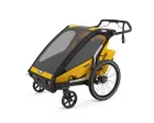 Remorque pour enfant 2 places CHARIOT SPORT Jaune